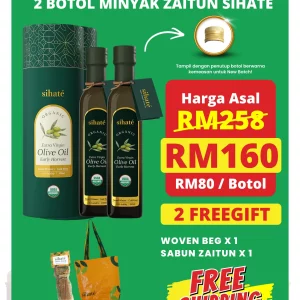 Minyak Zaitun Sihate - Set Combo 2 Botol